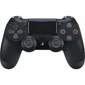 ps4 remote cpntroller at game on.