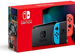 nintendo switch console (neon red / neon blue)